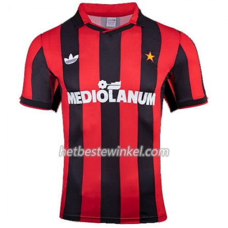 AC Milan Retro Voetbalshirts Thuis 1991-1992